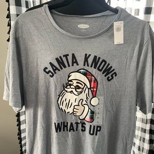 Men’s Christmas pajama shirt